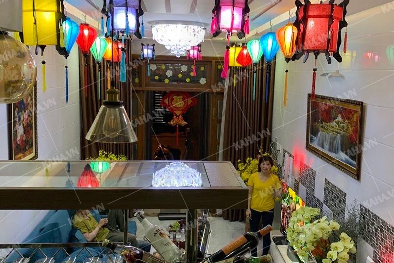đèn lồng cho biệt thự sân vườn — LongDenViet xưởng Tân Phú TP.HCM