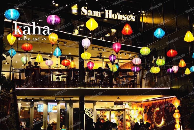 đèn lồng cho chuỗi khách sạn — LongDenViet xưởng Tân Phú TP.HCM