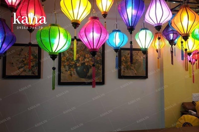 đèn vẽ tranh cổ điển — LongDenViet xưởng Tân Phú TP.HCM