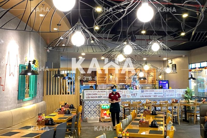 đèn thả trần vải trang trí nội thất — LongDenViet xưởng Tân Phú TP.HCM