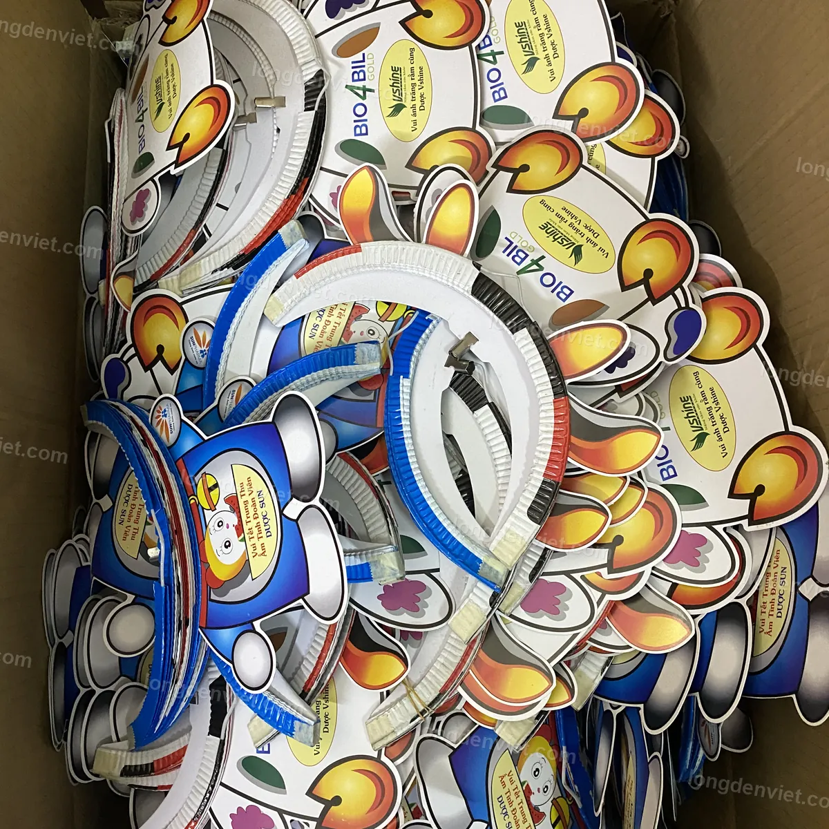 Đèn Trung Thu in logo doanh nghiệp LongDenViet — tư liệu đóng gói 3