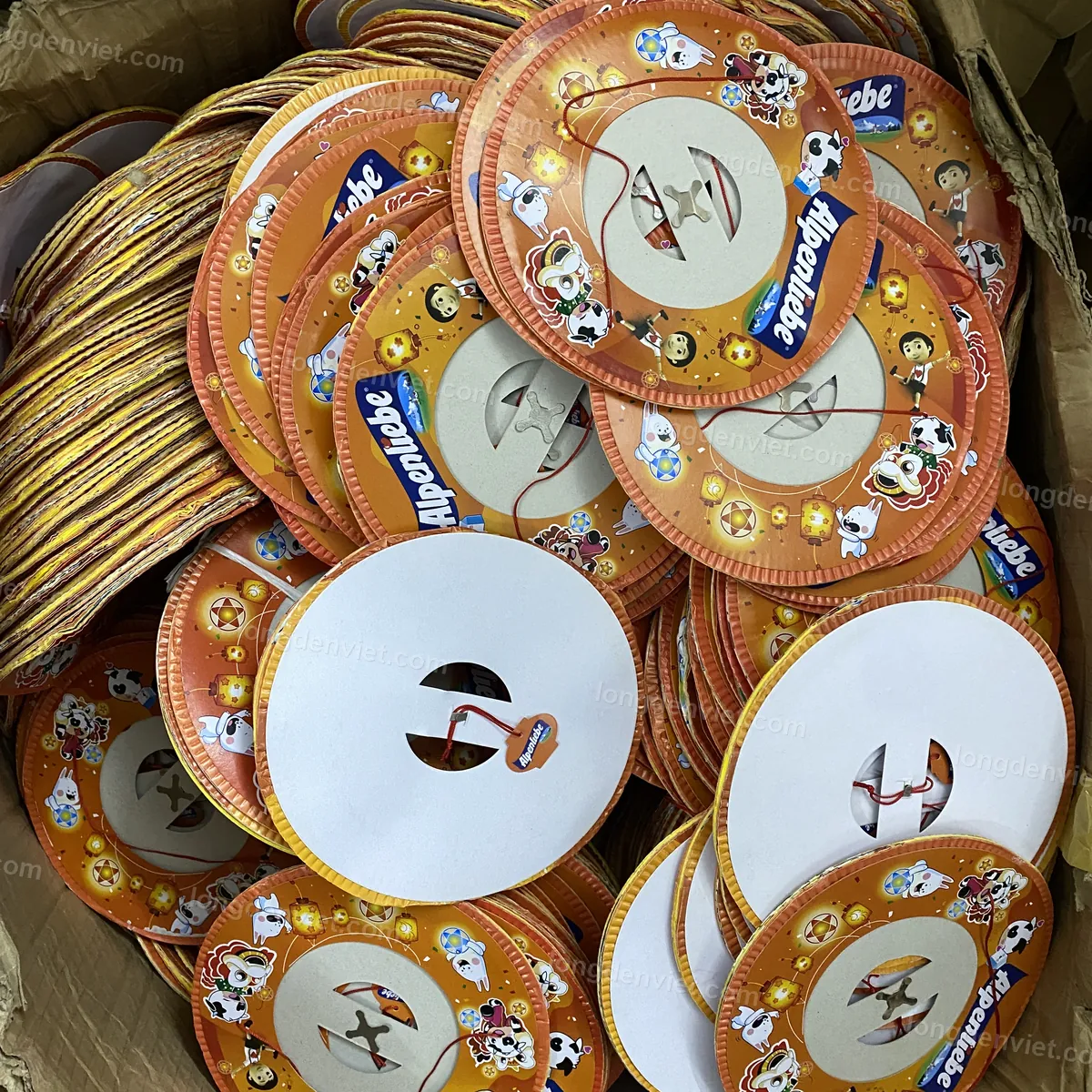 Đèn Trung Thu in logo doanh nghiệp LongDenViet — tư liệu đóng gói 9