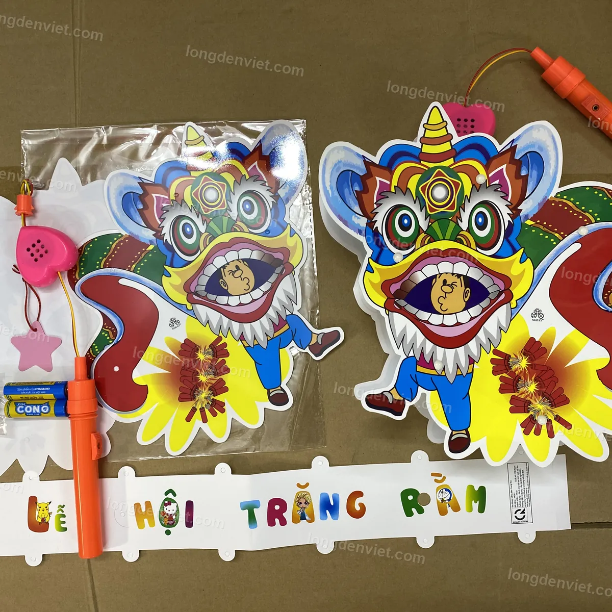 Đèn Trung Thu in logo doanh nghiệp LongDenViet — tư liệu đóng gói 11