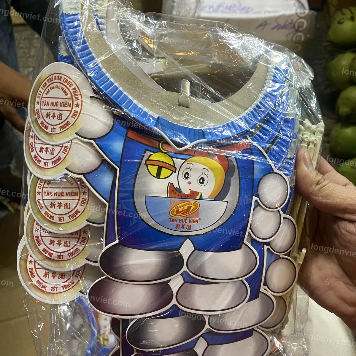 Đèn Trung Thu in logo doanh nghiệp LongDenViet — tư liệu đóng gói 14