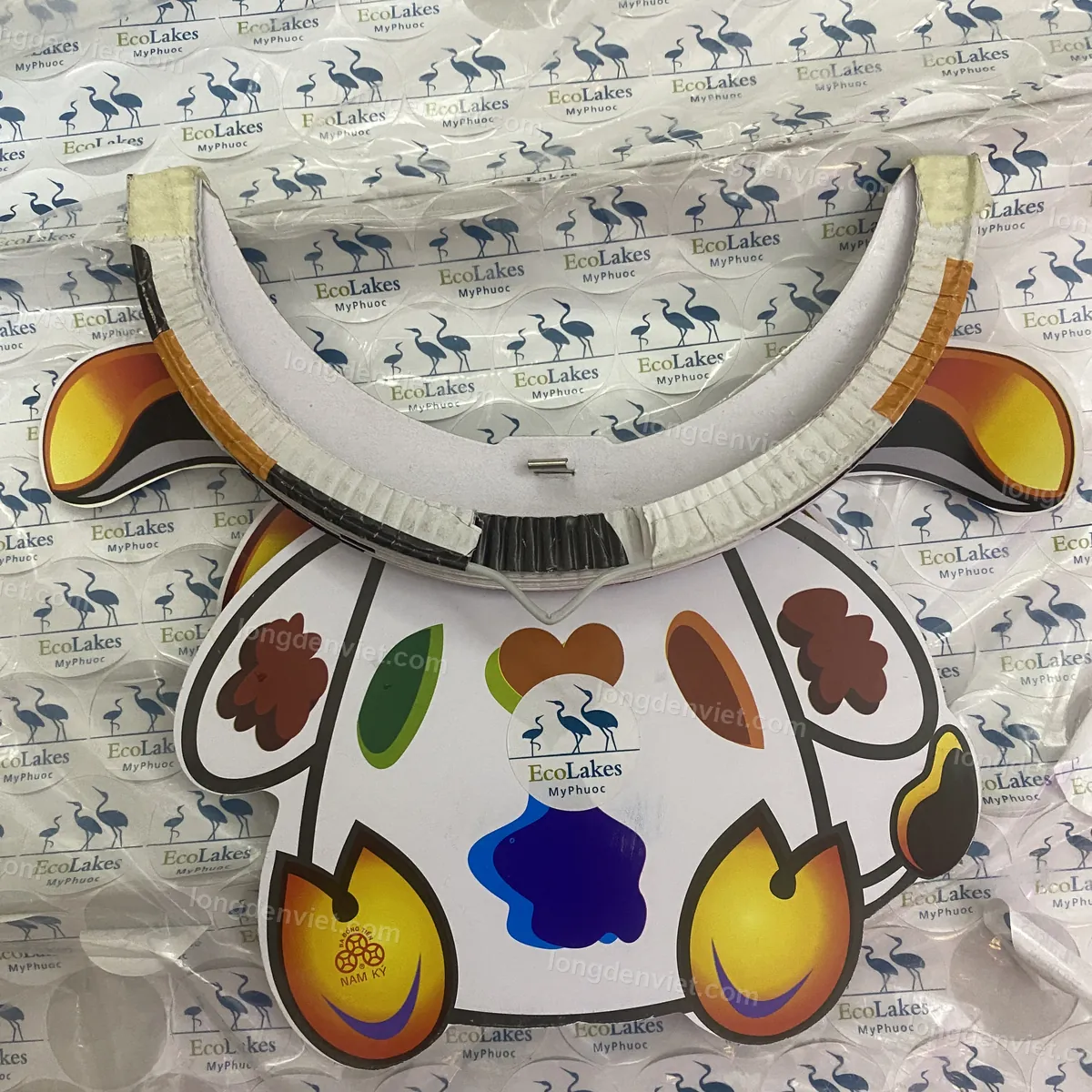 Đèn Trung Thu In Logo Doanh Nghiệp Mẫu 26 — đèn lồng thủ công Hội An | LongDenViet