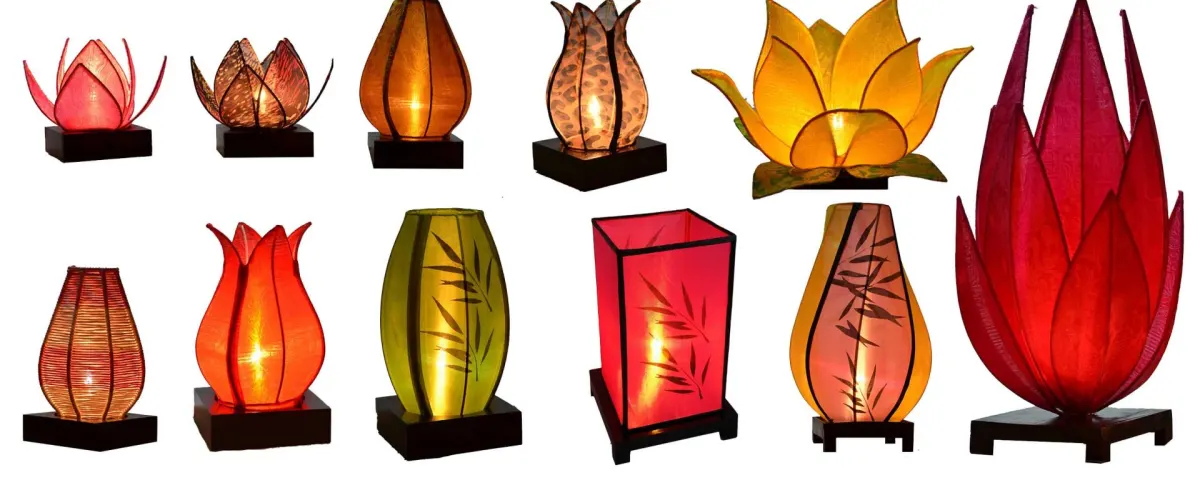 Đèn để bàn — đèn lồng Hội An LongDenViet