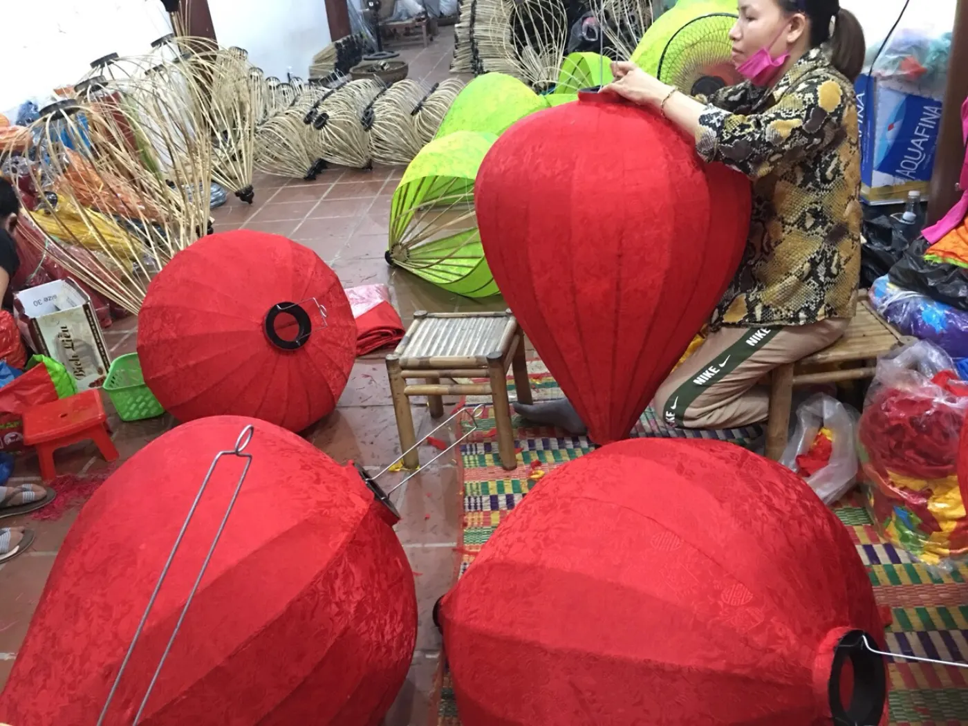 Đèn lồng Hội An size lớn 80-100cm cho công trình, sự kiện