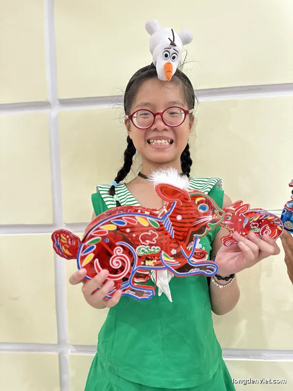 Đèn con cá giấy kiếng — mã MS15