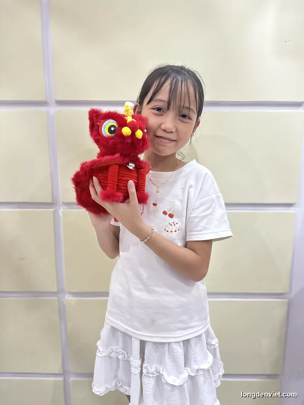 Đèn đầu lân thú bông — mã MS70
