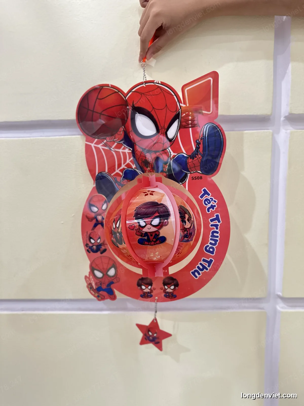 Đèn Lồng Người Nhện (Spider-Man) Có Nhạc