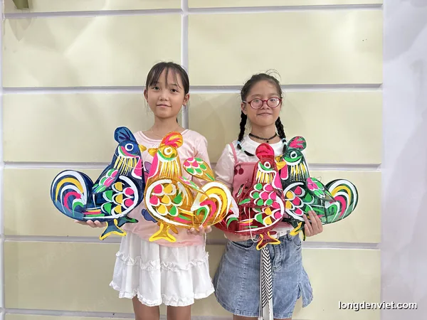 Đèn con gà giấy kiếng — mã MS06