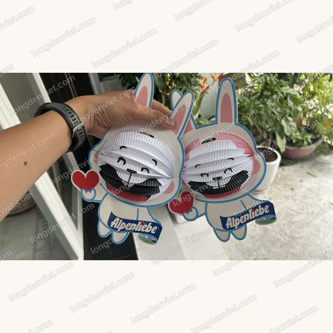 Đèn lồng Trung Thu in logo Alpenliebe 2025 — quà tặng doanh nghiệp Lồng Đèn Việt