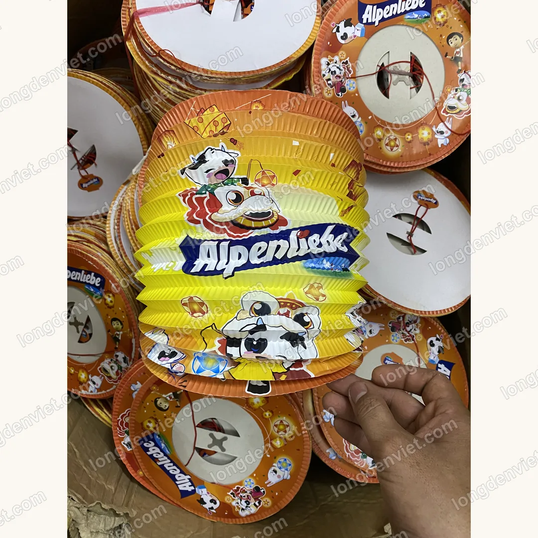 Đèn lồng Trung Thu in logo Alpenliebe — quà tặng doanh nghiệp Lồng Đèn Việt