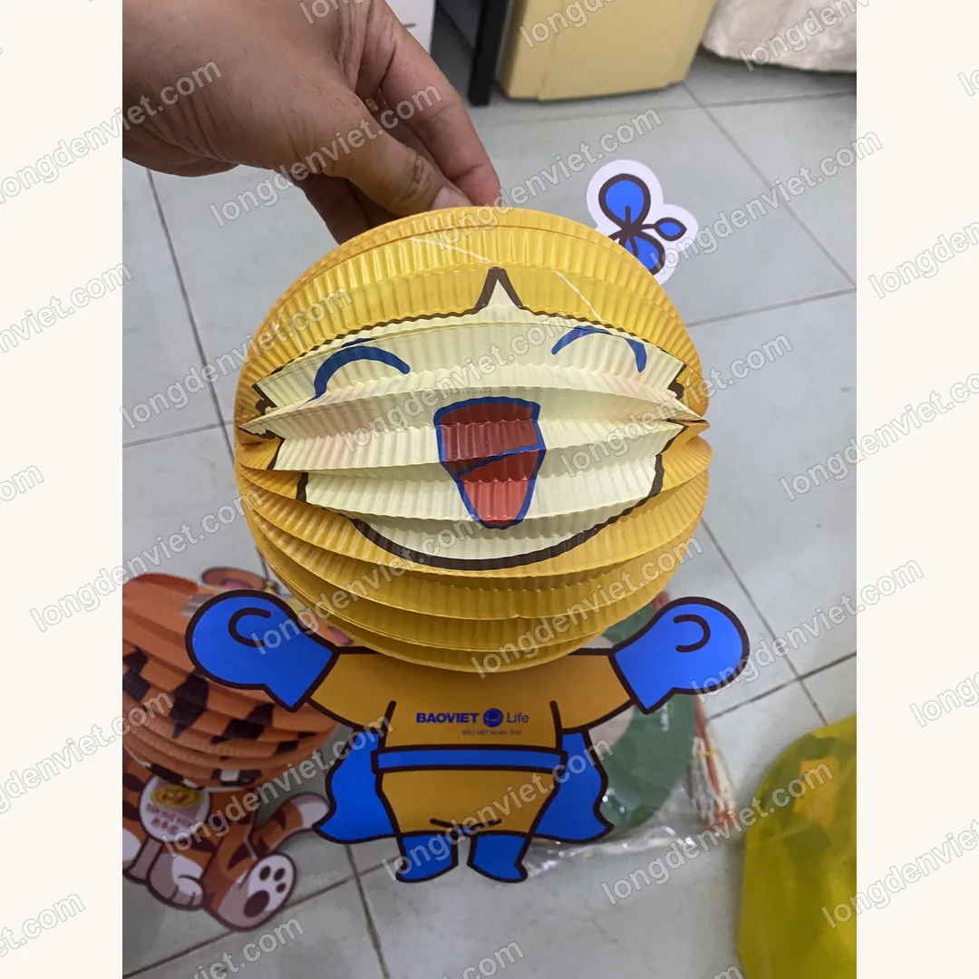 Đèn lồng Trung Thu in logo Bảo Việt Nhân Thọ — quà tặng doanh nghiệp Lồng Đèn Việt