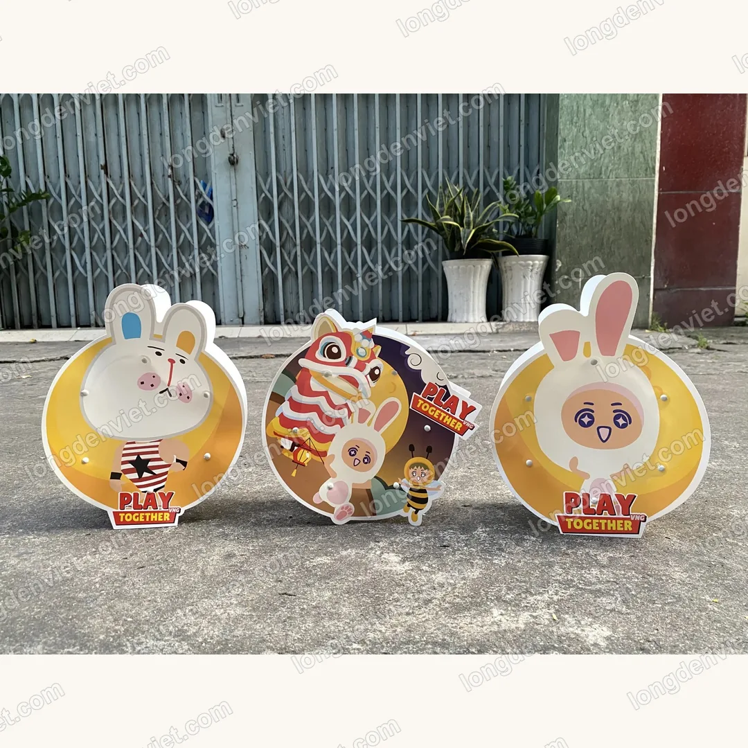 Đèn lồng Trung Thu in logo FPT Play Together — quà tặng doanh nghiệp Lồng Đèn Việt