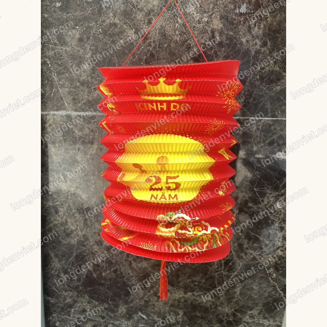 Đèn lồng Trung Thu in logo Kinh Đô — quà tặng doanh nghiệp Lồng Đèn Việt