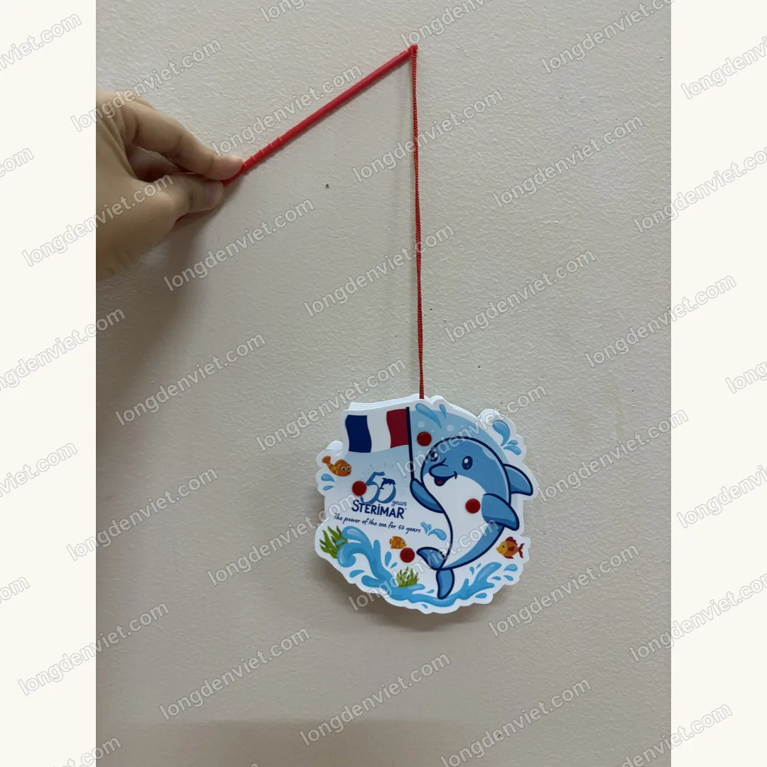 Đèn lồng Trung Thu in logo Sterimar — quà tặng doanh nghiệp Lồng Đèn Việt