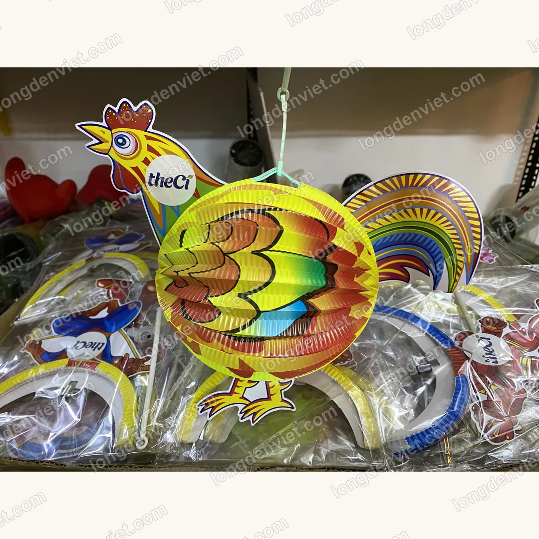 Đèn lồng Trung Thu in logo The Ci — quà tặng doanh nghiệp Lồng Đèn Việt