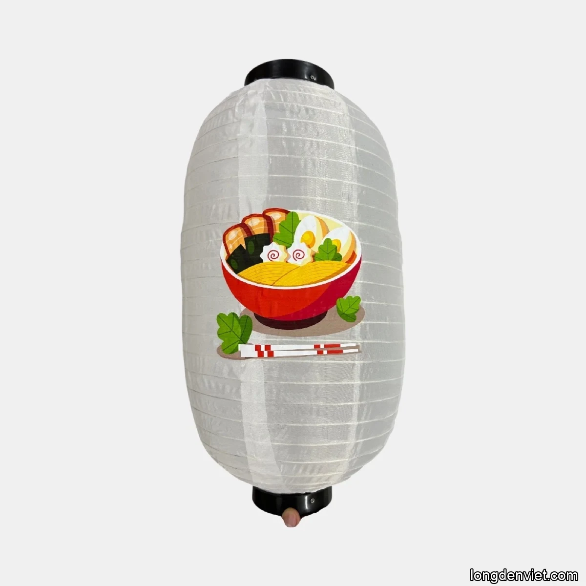 Đèn lồng Nhật trang trí khai trương LDV-N213 vàng nhạt minimalist — đèn lồng thủ công Hội An | LongDenViet