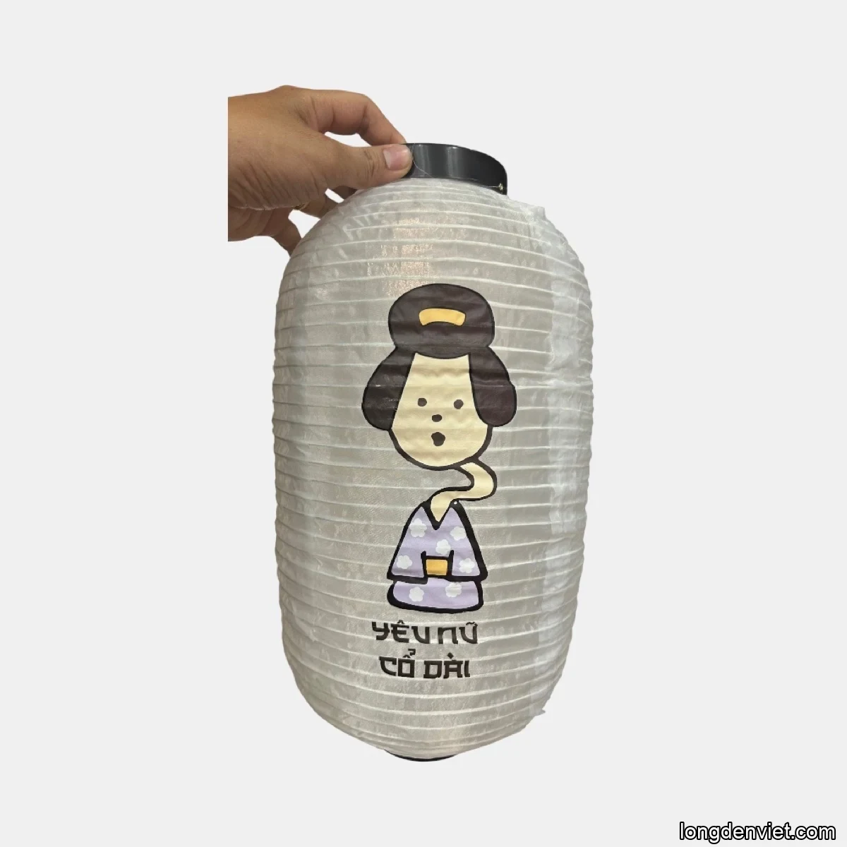 Đèn lồng Nhật decor không gian Việt — Mẫu LDV-N216 vàng mật ong — đèn lồng thủ công Hội An | LongDenViet