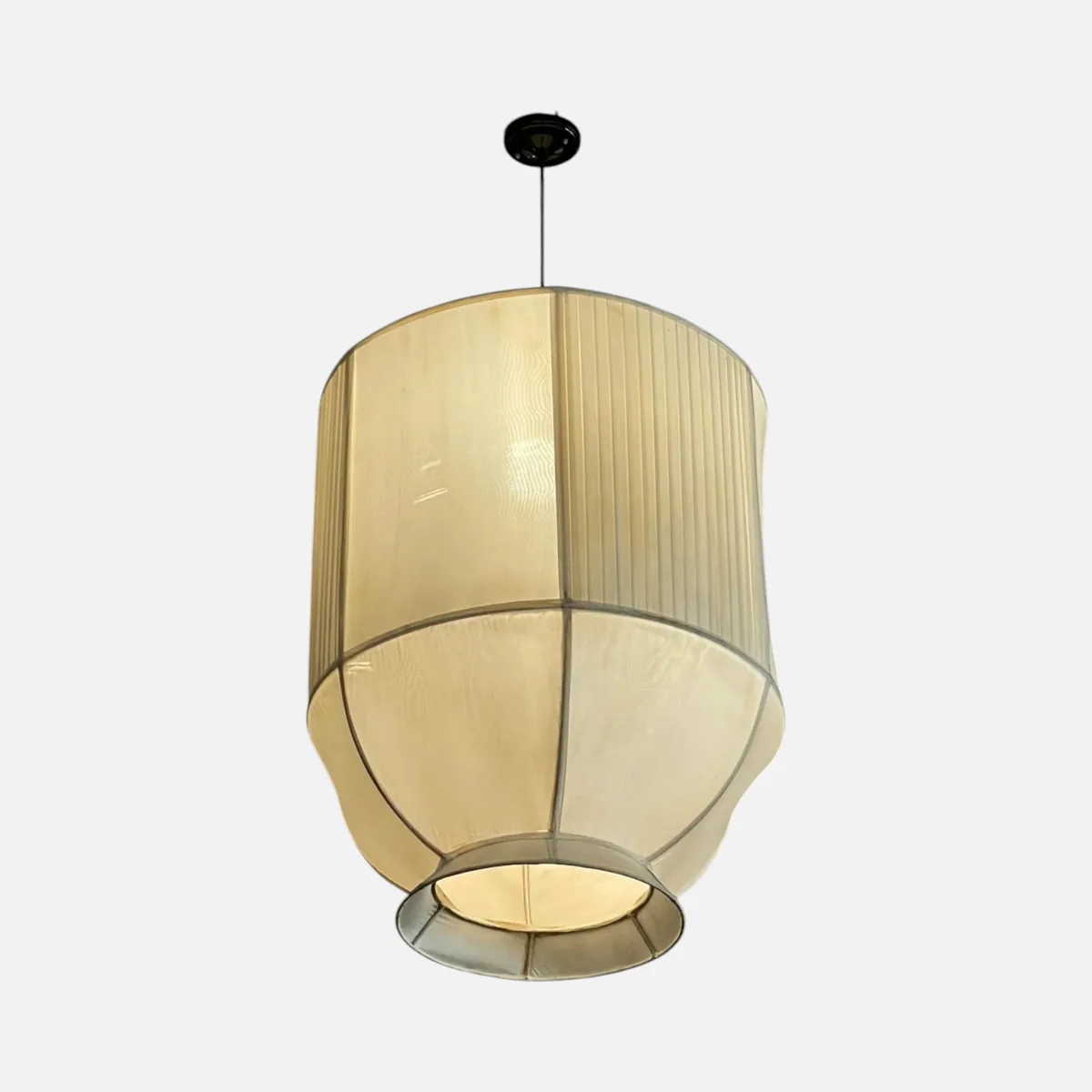 Gia Công Chụp Đèn Vải Trụ Vải Kem E40D3A