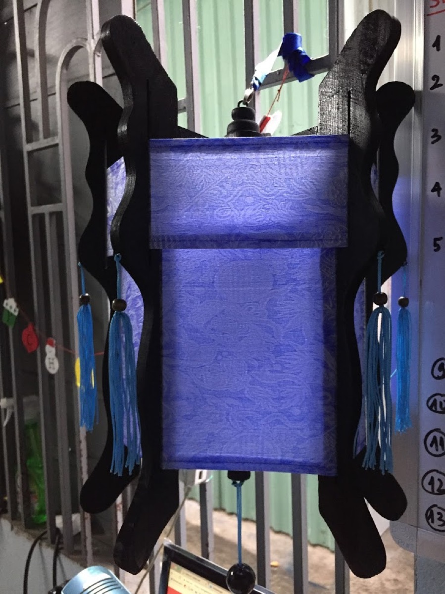 Lồng đèn Gỗ lục giác — hình 6 — đèn cung đình | LongDenViet
